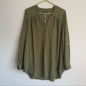 Basic Green Blouse